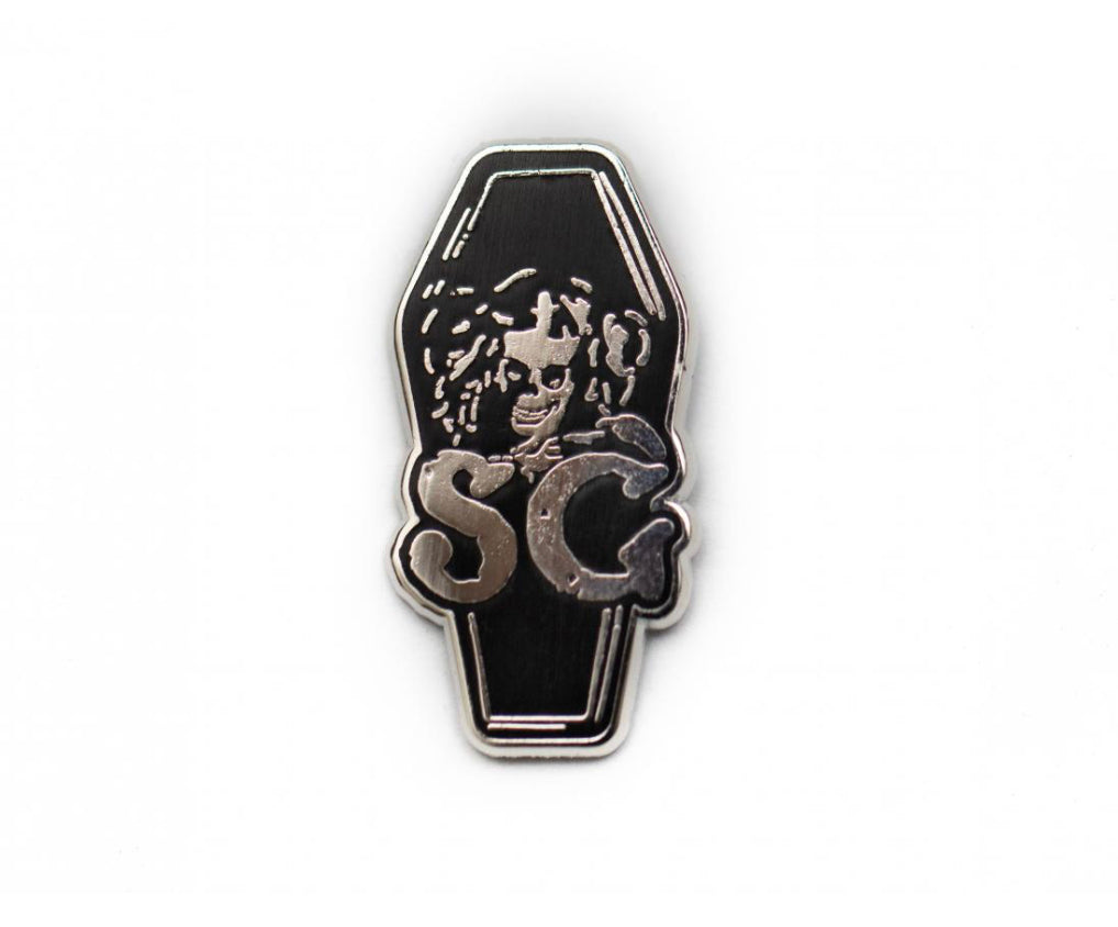 COFFIN LOGO - ENAMEL PIN